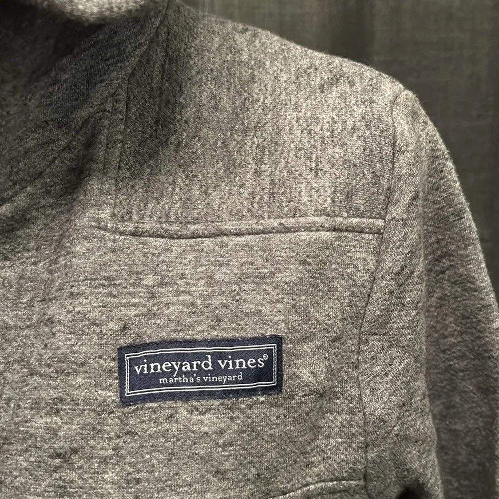 Gray Vineyard Vines Hooded Sweater - Picture 3 of 6